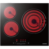 thumbnail of INFINITON Placa Vitroceramica VIT3SN30, 3 Zonas, Ancho 60 cm, Bordes Biselados, Slide Touch Control, Crystal Black