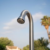 thumbnail of Sined Stintino Edelstahldusche 316l Mit Schwenkbarer Kopfbrause Fusswaschhahn Und Handbrause Inox