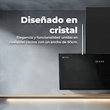 thumbnail of Campana Extractora Decorativa EVVO CE40 Cristal Black