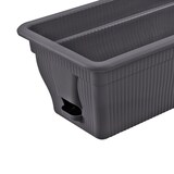 thumbnail of Balkonkasten mit Wasserspeicher 12,18,25 Liter Pflanzkasten für Balkon 4 Farben 18 anthrazit