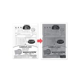 thumbnail of PLUS JAPAN Paquet de 5 pochettes Coins 'CAMOUFLAGE' couleur Transparent