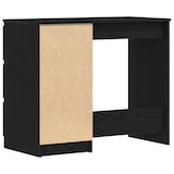 thumbnail of vidaXL Bureau 90x45x76 cm spaanplaat zwart eikenkleurig