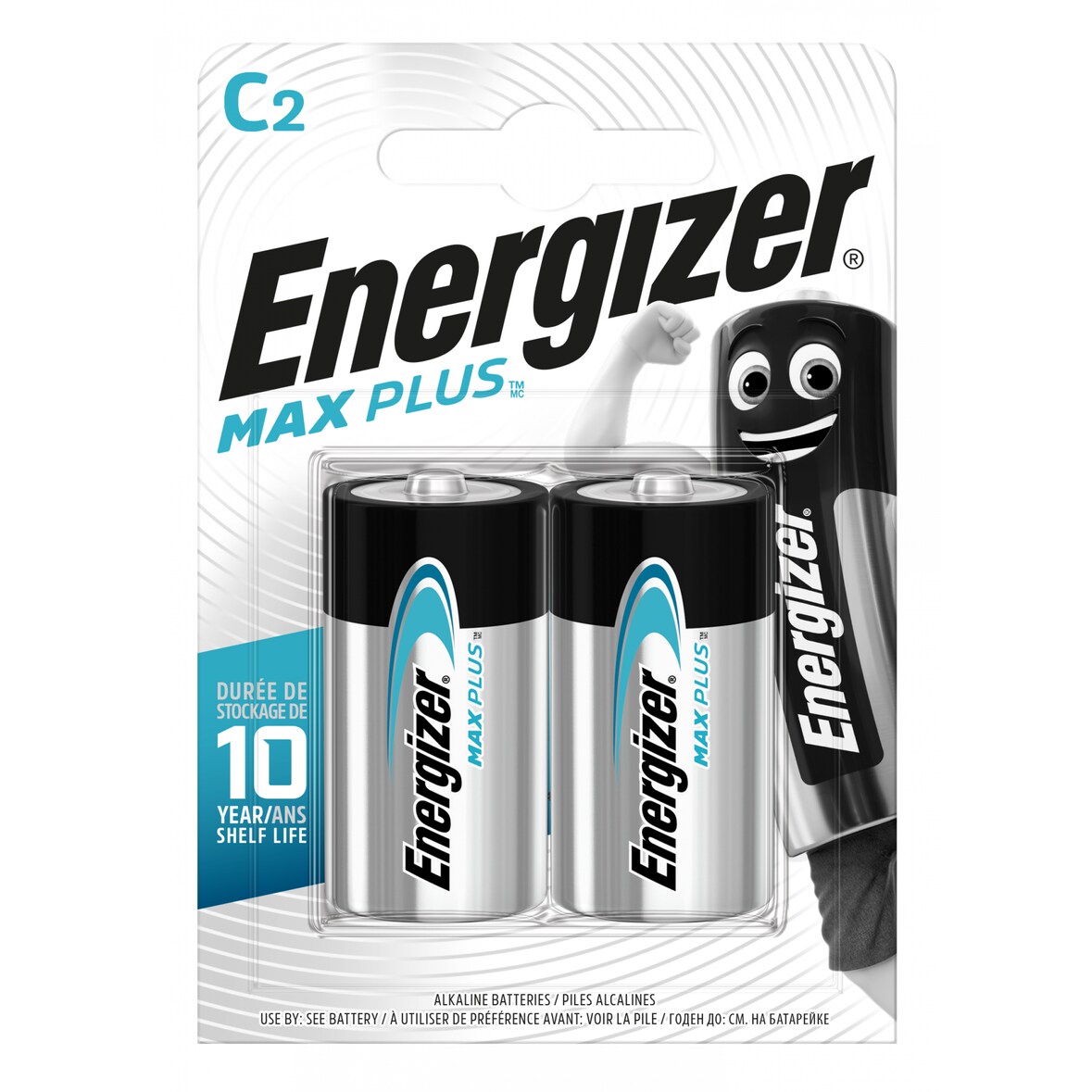 ENERGIZER Pile Max Plus C E93, pack de 2 piles
