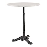 thumbnail of Wit marmeren tafel, diameter 60 cm, hoogte 73 cm