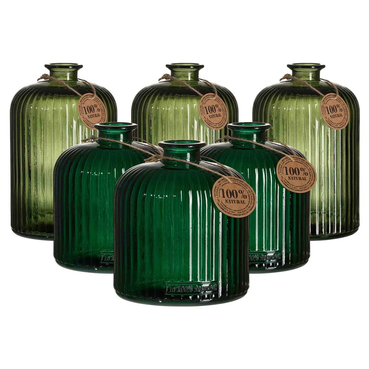 Ritzenhoff & Breker Guyana Stripes Vase 6er Set gemischt