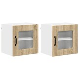 thumbnail of vidaXL Küchenwandschrank mit Regal 2 pcs Sonoma-Eiche 40 x 31 x 40 cm