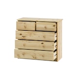 thumbnail of SIT Möbel ladekast | 5 laden | massief grenen | B 81 x D 35 x H 75 cm | natuurlijke afwerking | 19000-62 | Serie KOMMODE