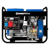 thumbnail of EBERTH 5000W Diesel Notstromaggregat, Stromerzeuger mit 10 PS Motor, E-Starter, 4-Takt, Automatischer Voltregler AVR, 400V/230V/12V Anschlüssen