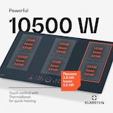 thumbnail of Delicatessa 90 Full Flex Einbaukochfeld | 7500 W | Flexzone | Booster | Induktion Anthrazit