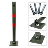 thumbnail of Parkplatzsperre Pfosten rund klappbar Absperrpfosten Parkpfosten Parksicherung