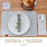 thumbnail of 18 er Set Tischsets  6 Platzsets Bestecktaschen Glasuntersetzer