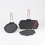 thumbnail of Grill rond en fonte 23cm -  Noir Rond Fonte émaillée Invicta 25.50x25.50 cm