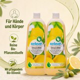 thumbnail of SODASAN Flüssigseife Liquid Citrus-Olive 2 x 1 Liter