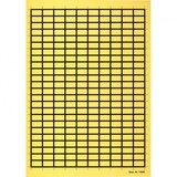 thumbnail of Aufkleber I Etiketten, mit Rand, zum Selbstbeschriften, gelb, Gewebefolie, 19x11mm, 240/Bogen