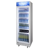 thumbnail of Gastro-Cool - Glastürkühlschrank mit Werbedisplay - weiß - GCDC400