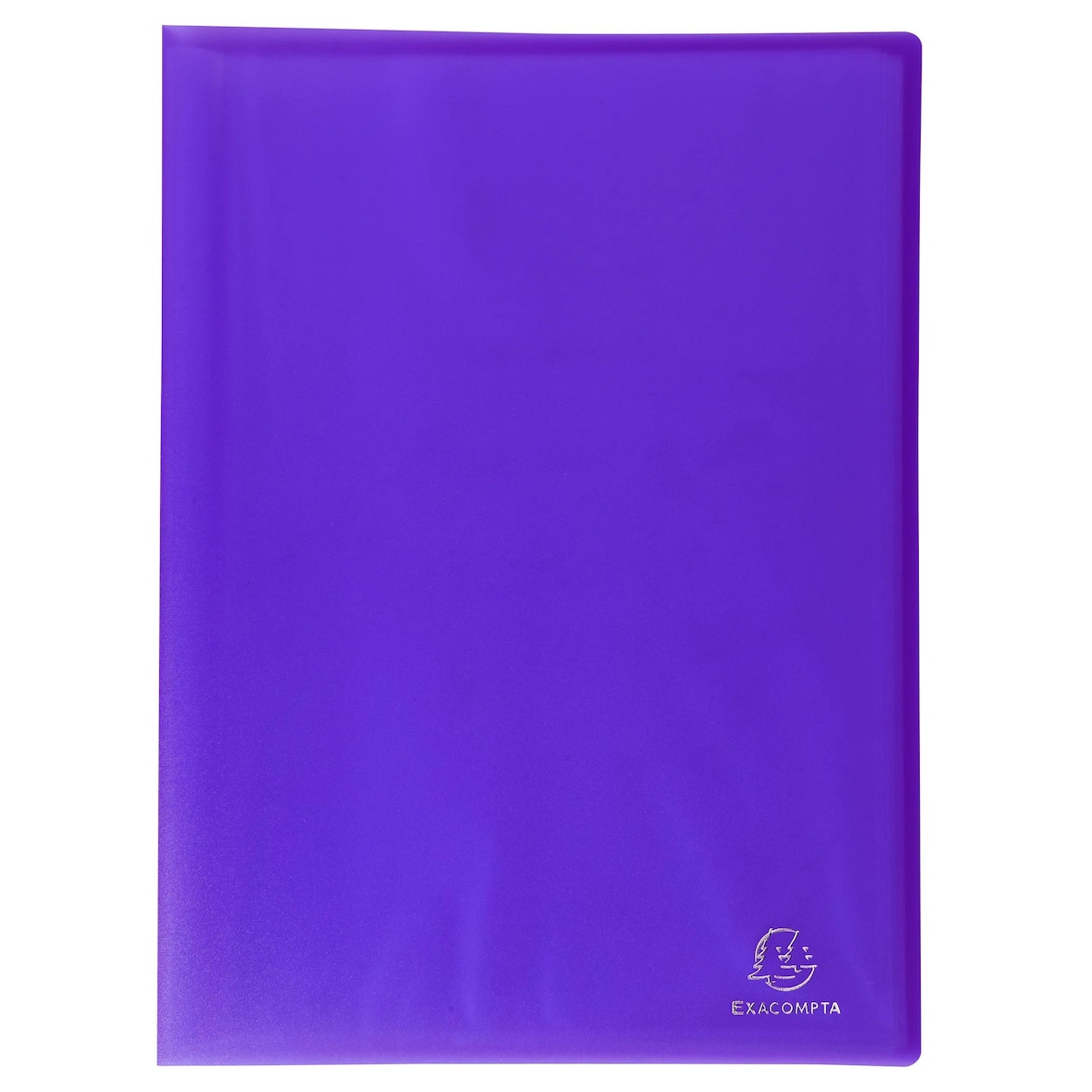 Exacompta 85366E 12x Sichtmappe aus PP 500µ mit 30 Hüllen Chromaline, für Format DIN A4 - Violett