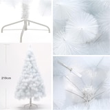thumbnail of Árbol de Navidad, Pino navideño Clasico Decoración navideña Interior y Exterior (210cm - 2.1m Blanco)