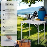 thumbnail of tectake Table pliante de camping en aluminium 75 x 55 x 68 cm 75 x 55 x 68 cm Gris
