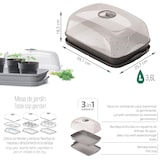 thumbnail of Prosperplast - Horta sementeira Respana 3,6L - 39,1x25,7x18,5cm, cor antracite