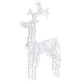 thumbnail of Renne E Slitta Decorazione Natale 90 Led 60x16x100 Cm Acrilico