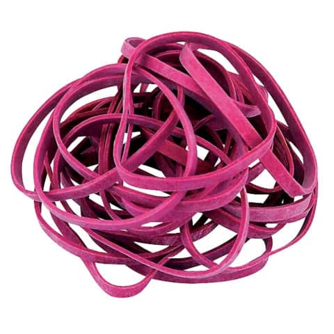 Gummiband 200x6mm 50g rot