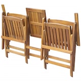 thumbnail of Helloshop26 - Banco de jardim dobrável mobiliário de exterior para pátio mesa de terraço e mesa de chá 140 cm madeira maciça de 02_0011760