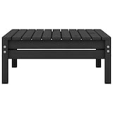 thumbnail of Conjunto de muebles de jardín 3 piezas madera maciza pino negro