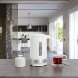 thumbnail of Clatronic WK 3452 Hervidor Agua Eléctrico, 1,8 L, sin BPA, Resistencia Oculta, Inalámbrico, Apagado Automático, Blanco, 2200W