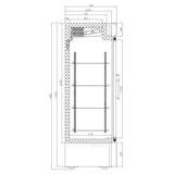 thumbnail of Combisteel Tiefkühschrank 2 Glastüren