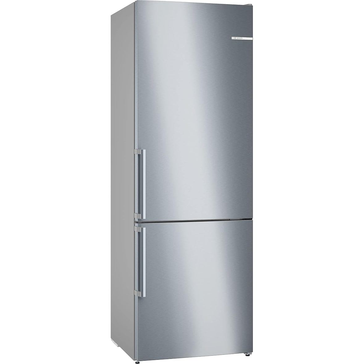 Bosch Elettrodomestici, Serie 4, Frigorifero combinato da libera installazione, 203 x 70 cm, Inox look KGN497LDF