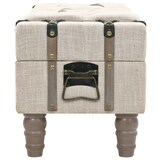 thumbnail of Helloshop26 - Aufbewahrungsbank 111 x 34 x 37 cm Massivholz und Stahl 02_0010889