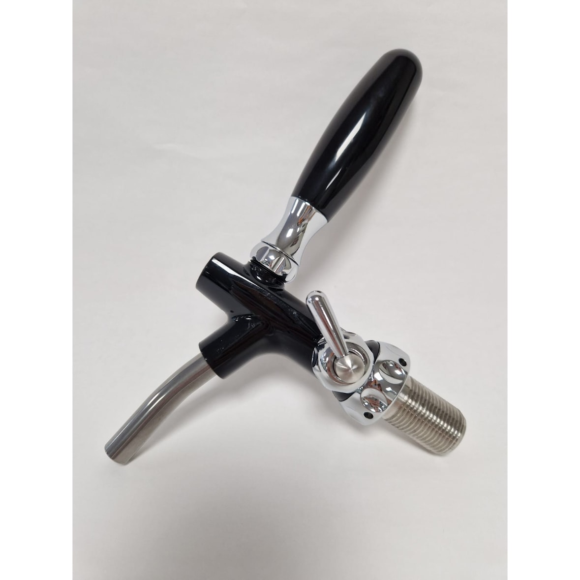 Celli Rubinetto FC4 in plastica, per la spillatura di acqua, vino e bibite, grigio