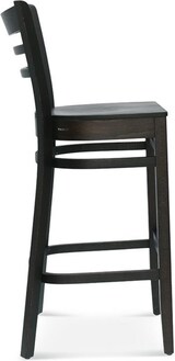 thumbnail of FAMEG Designer Premium Barhocker | Bistro 2 | Mit Rückenlehne | Buchenholz