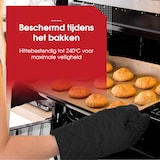 thumbnail of HGMD Ovenwanten - 2 Stuks - Extra lang - Hittebestendig tot 240 °C - Ovenhandschoenen - Zwart