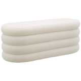 thumbnail of tectake Banc rembourré ALTU avec espace de rangement - Bouclé crème/ blanc - 405884