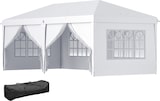 thumbnail of Outsunny Tenda para Festas 585x295x270 cm com Paredes Laterais Amovíveis 2 Portas com Zíper 4 Janelas e Bolsa de Transporte Branco