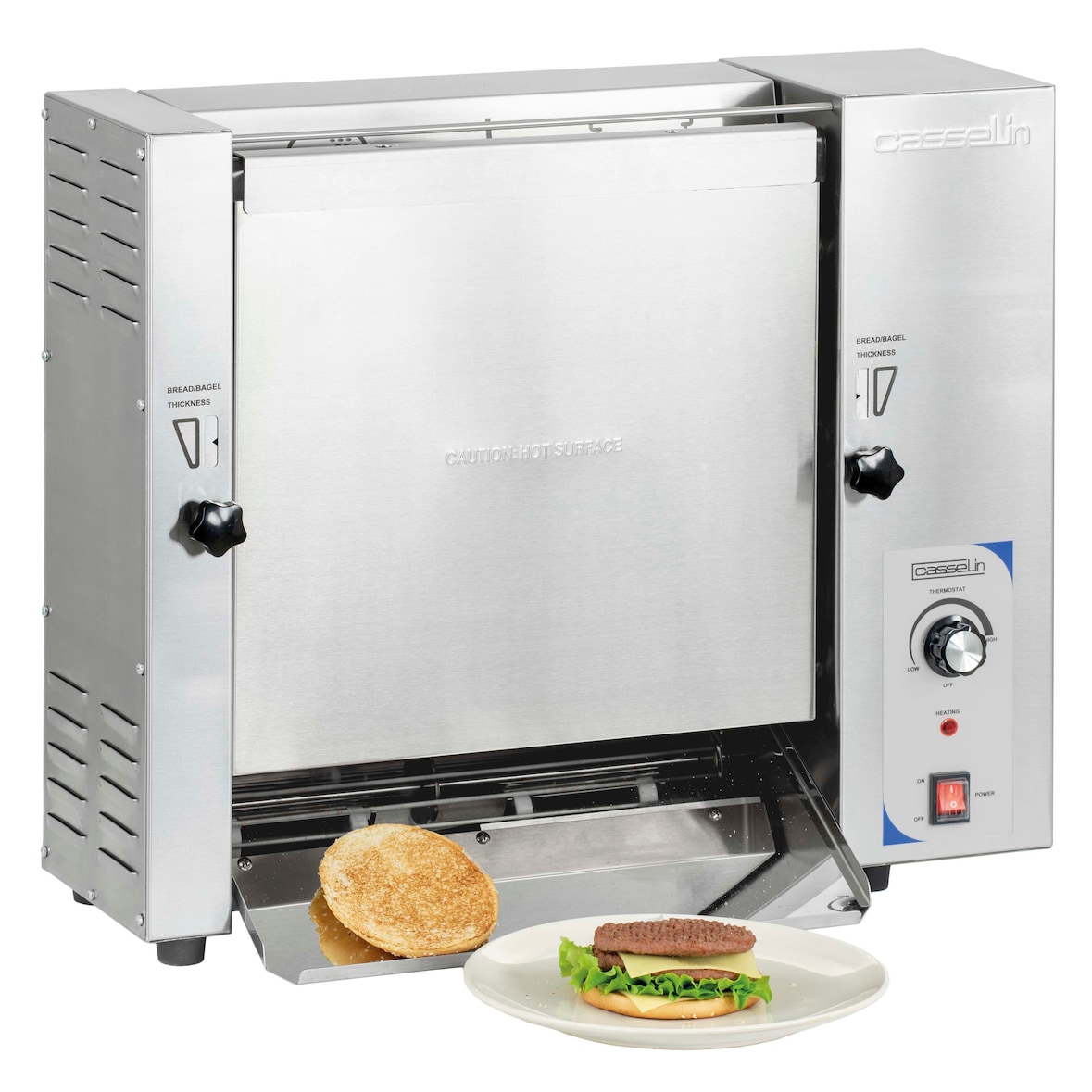 Tostadora vertical (Hamburguesas) 600 CTV600B Casselin