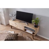 thumbnail of FineBuy TV Lowboard SAKIR Massivholz Fernsehkommode Landhaus Fernsehschrank groß