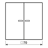 thumbnail of Jung Wippe mit Lichtleiter LC 102 KO5 202 LC102KO5202