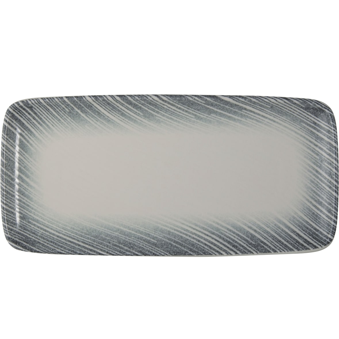 IDFine-Thin Blue Rechteckteller 35 cm 6 Stück