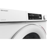 thumbnail of Sharp ES-NFW714CWA-DE Frontlader-Waschmaschine, 7 kg, 1400 U/Min., 15 Programme, Dampf-Zusatzfunktion, Invertermotor, AquaStop, Weiß