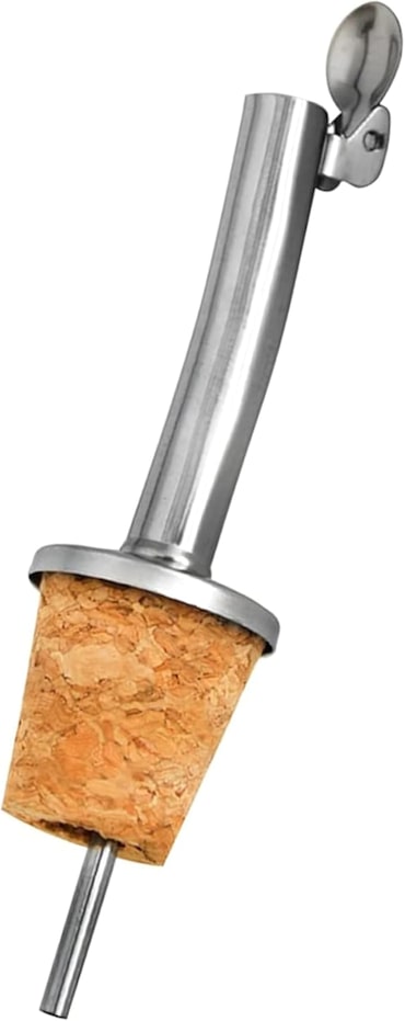 Vertedor para botellas de corcho con tapón - juego de 1