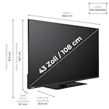 thumbnail of Toshiba 43UV3463DA Fernseher 43 Zoll Smart TV VIDAA 4K UHD HDR Dolby Vision, Triple-Tuner (2026)