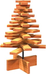 thumbnail of vidaXL Weihnachtsbaum zum Schmücken Wachsbraun 60 cm Massivholz Kiefer