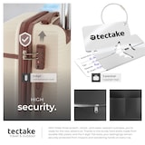 thumbnail of tectake Ensemble de valises MADISON 13 pièces avec serrure TSA 49 x 30 x 76 cm Crème