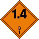 thumbnail of Placard Kl. 1.4 B, 250x250mm