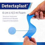 thumbnail of Selbsthaftende Weichschaum-Bandage blau 6cmx1m