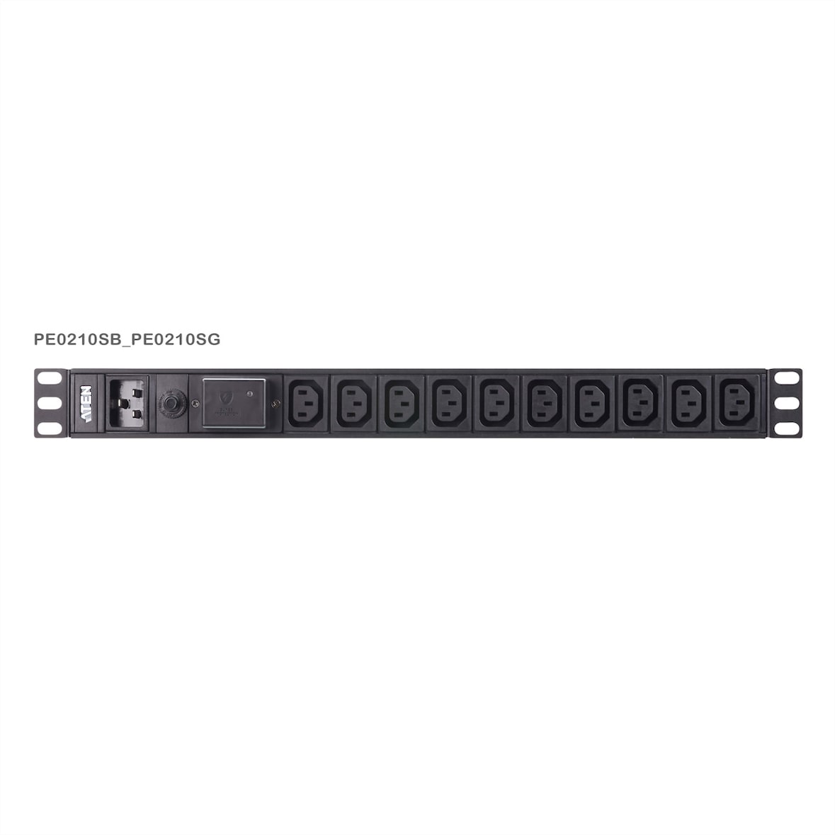 ATEN PE0210SG 1U 16A Basic PDU 10 Port