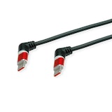 thumbnail of ROLINE USB 2.0 Kabel, Typ-C - Typ-C, ST/ST, 360° Rotation, schwarz / rot, 1 m