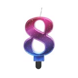 thumbnail of Kerze Zahl 8 Night Sky